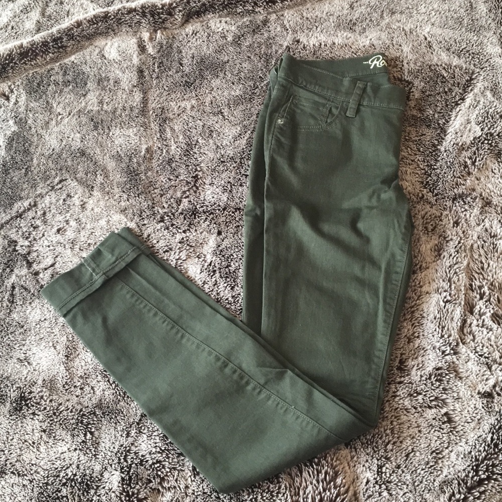 OldNavy Rockstar Green Jeans